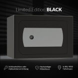 CLES smart 801 Furniture Safe "Limited Edition Black" with preparation for euro cylinder lock