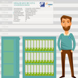 Müller Safe BN 117/2 Stahlbüroschrank mit Elektronikschloss CB90