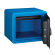 CLES sun SMALL Fire Protection Safe Blue