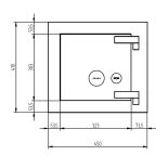 Bordogna ANDROMEDA 20 Wall Safe