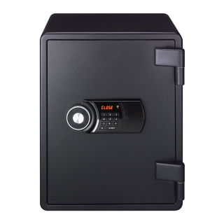 CLES sun LARGE Fire Protection Safe Black