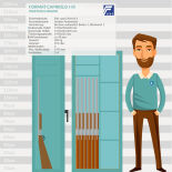 Format Capriolo III Waffenschrank