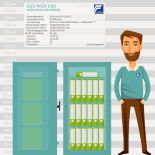 CLES tiger 1361 Value Protection Cabinet with key lock