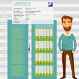CLES leopard 165 Wertschutztresor mit Schlüsselschloss