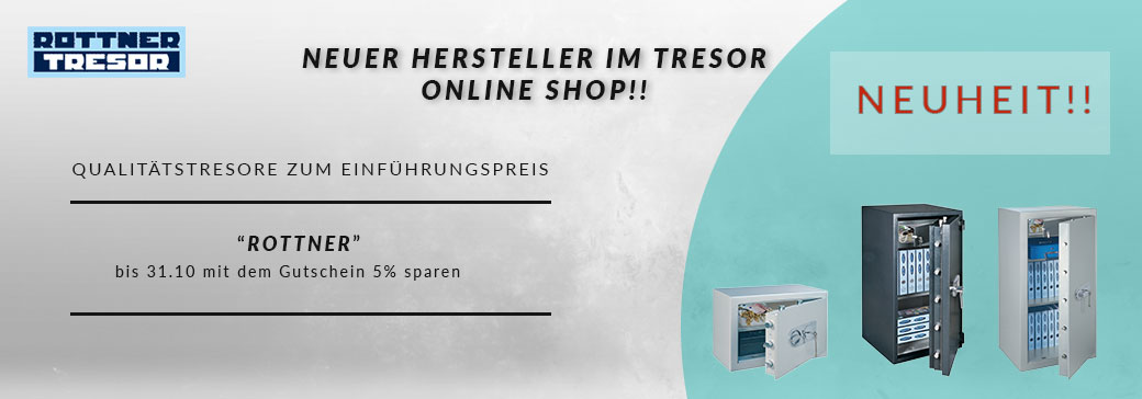 Neuer Hersteller: Rottner Tresor