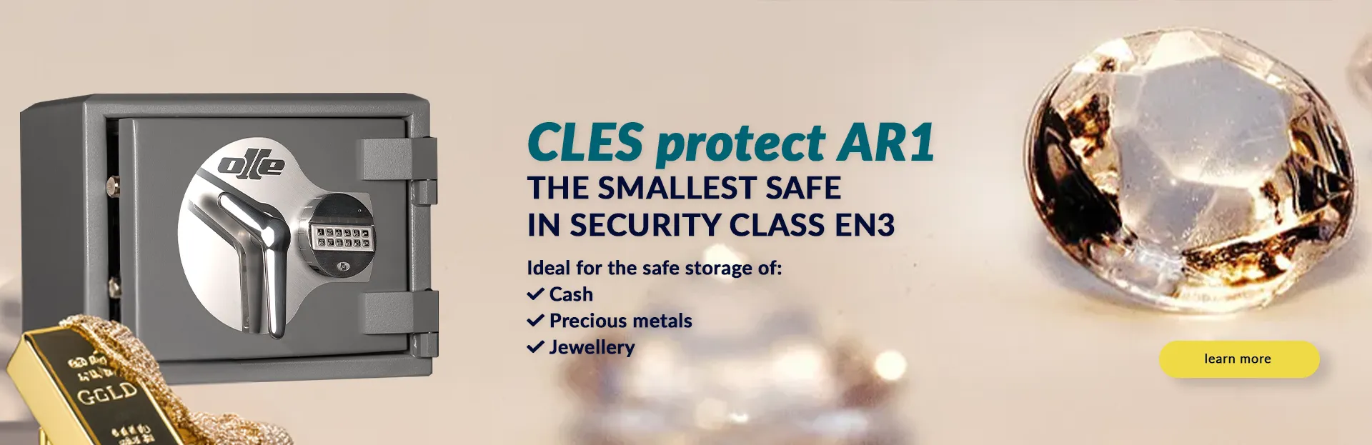 CLES protect AR1 Security safe